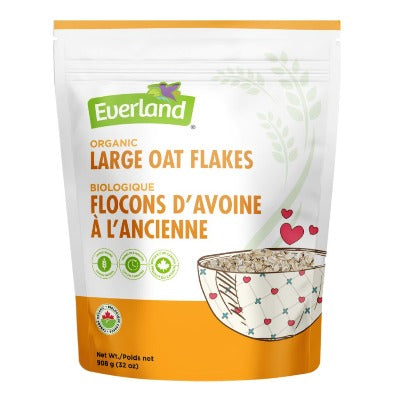 Organic Large Oat Flakes, 908g