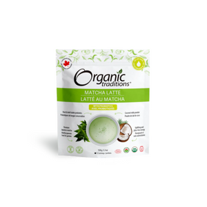 Organic Traditions Organic Matcha Latte with Probiotics