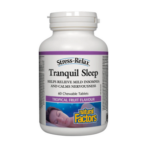 Natural Factors Stress-Relax Tranquil Sleep 60 Tablets