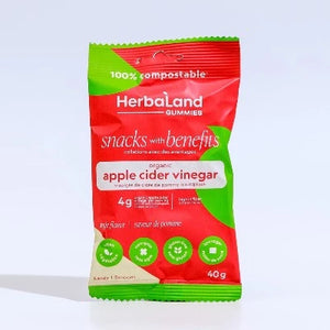 Herbaland Vegan Apple Cider Vinegar Snacks with Benefits Gummy 40 G
