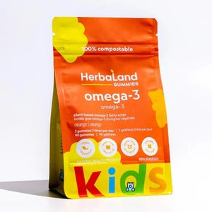 Herbaland Vegan Omega-3 Gummy for Kids 90 Gummies