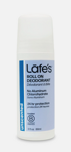 Lafe's Roll On Unscented Deodorant