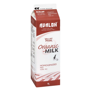 Organic Homogenized Avalon Milk 1L