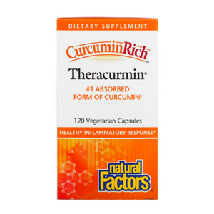 Natural Factors CurcuminRich Theracurmin, 120 Vegetarian Capsules