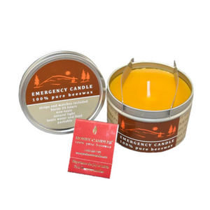 Honey Candles' Natural Beeswax Emergency Candle Tin
