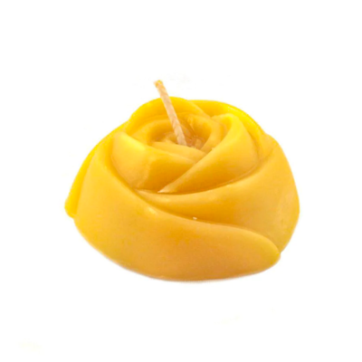 Honey Candles' Natural Beeswax Rose Candle