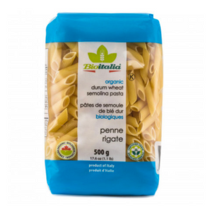 Bioitalia Organic Pasta Durum Wheat Semolina Penne