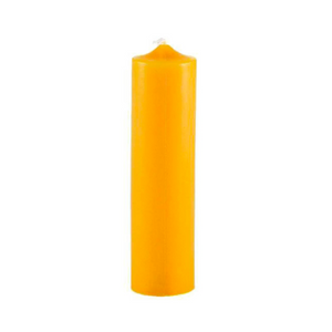 Honey Candles' 6 Inch Natural Beeswax Column Candle