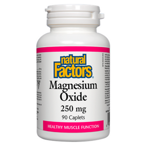 Natural Factors Magnesium Oxide 250mg Caplets