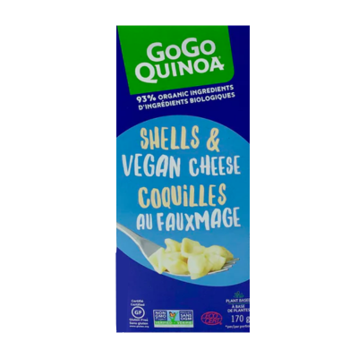 GO GO Quinoa White Shells & Vegan Cheese