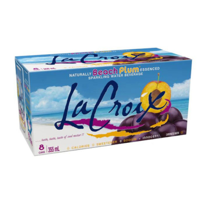 8 Pack La Croix Sparkling Water