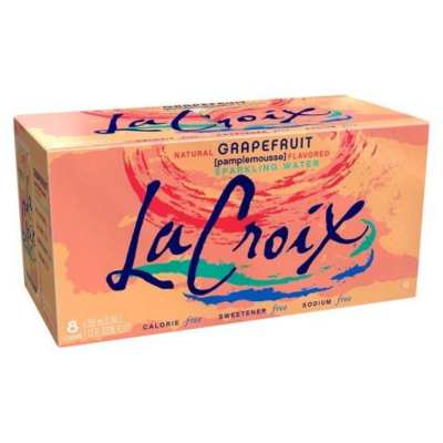 8 Pack La Croix Sparkling Water