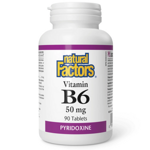 Natural Factors Vitamin B6 50MG 90 Tablets