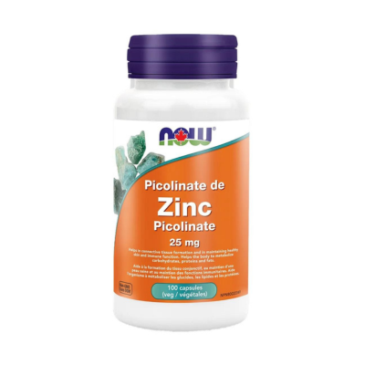 NOW Zinc Picolinate 25Mg 100Vcaps