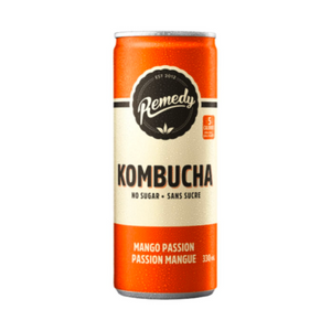 Remedy Mango Passion Kombucha - 330mL
