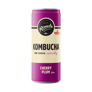Remedy Cherry Plum Kombucha Can