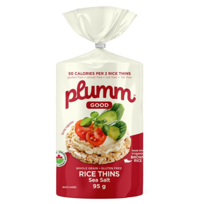 Plum M Good Seal Salt Brown Rice Thins