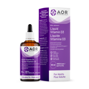 AOR Vegan Vitamin D3 Liquid 1000IU