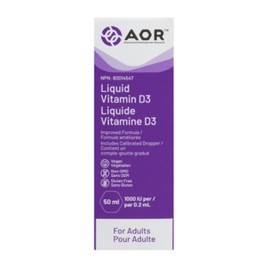 AOR Vitamin D3 Liquid (Adult), 50mL