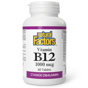 Natural Factors B12 1000 MCG 60 Tablets