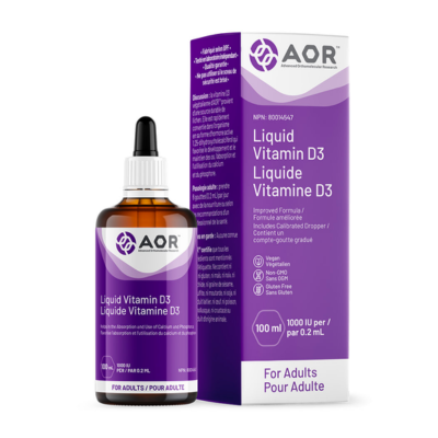 AOR Liquid Vitamin D3 Adult, 100mL