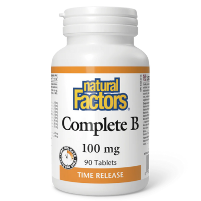 Natural Factors Complete B 60 Tablets