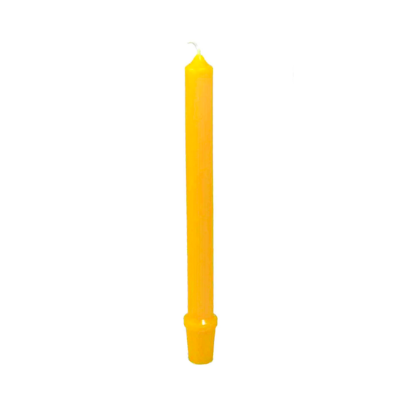 Honey Candles' 9 Inch Natural Beeswax Base Candlestick