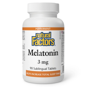 Natural Factors Melatonin 3mg 90 Sublingual Tablets
