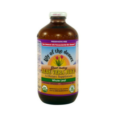 Lily of the Desert Organic Preservative Free Whole Leaf Aloe Juice
