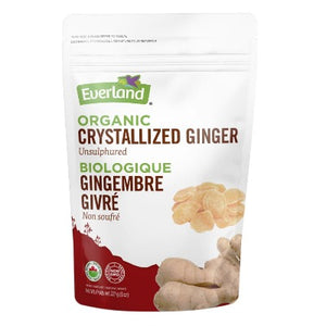 Crystallized Ginger, Organic, unsulphured, 227g
