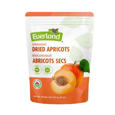 Everland Dried Apricots, Organic, 227g