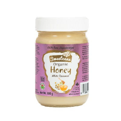 Sweetcane Organic Honey, Creamy Raw Unpasteurized