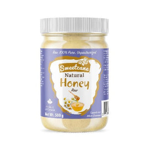 Sweet Cane Natural Honey, Raw White Creamy
