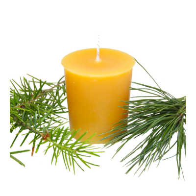 Honey Candles' Beeswax Votive Candle