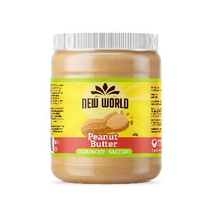 New World Foods Natural Peanut Butter Crunchy/Salted