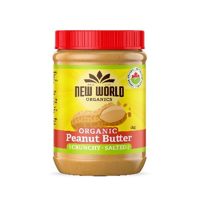 Organic Peanut Butter Crunchy/Salted, 1kg