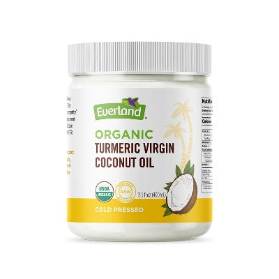 Everland Turmeric Coconut Oil, Organic, 400ml