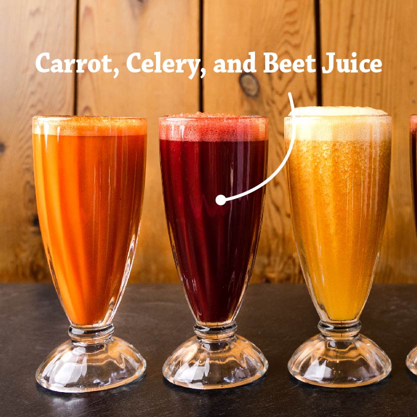 Carrot, Celery, and Beet Juice