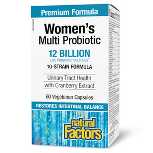 Natural Factors Women Multi Probiotic 12 Bill