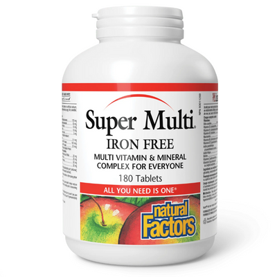 Natural Factor Super Multi Vitamin&Mineral Iron