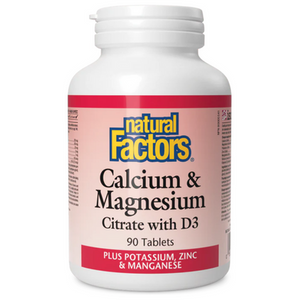 Natural Factors Calcium & Magnesium Citrate with D3