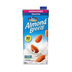 Blue Diamond Almond Breeze Unsweetened Vanilla Beverage - 946ml